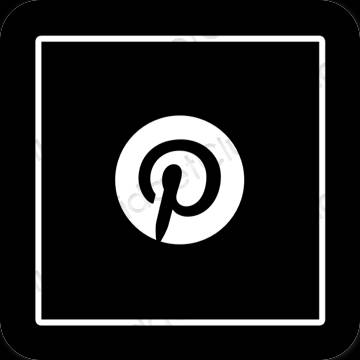 Гоо зүйн Pinterest програмын дүрс тэмдэг