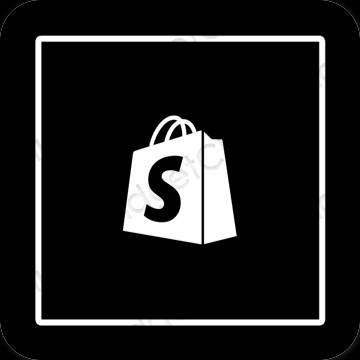 Pictograme pentru aplicații Shopify estetice