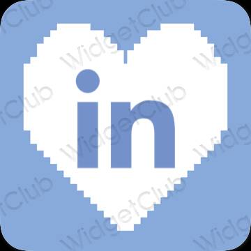 אייקוני אפליקציה Linkedin אסתטיים