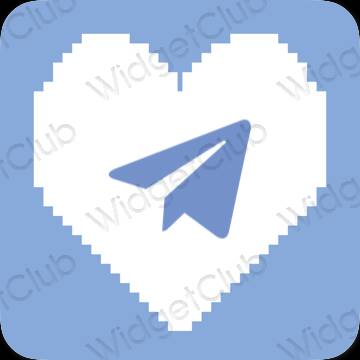 Esztétikus Telegram alkalmazásikonok