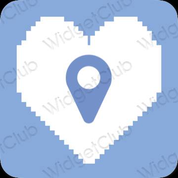 Icone delle app Google Map estetiche