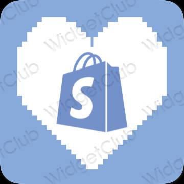 Aesthetic Shopify app icons