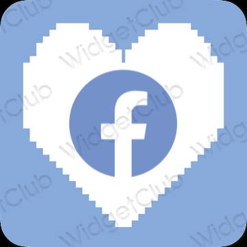 Aesthetic Facebook app icons