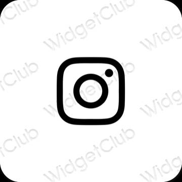 Estetinės Instagram programų piktogramos