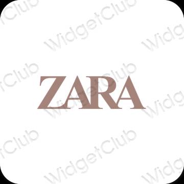 ესთეტიკური ZARA აპლიკაციის ხატები