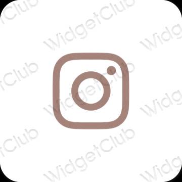 Estetické ikony aplikací Instagram