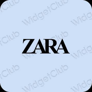 Αισθητικός μωβ ZARA εικονίδια εφαρμογών