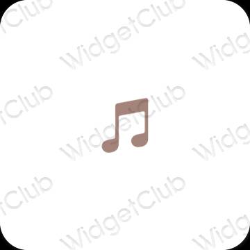 Icônes d'application Apple Music esthétiques