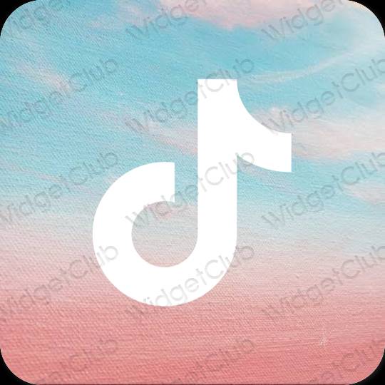 نمادهای برنامه زیباشناسی TikTok