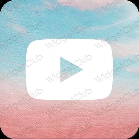 Aesthetic Youtube app icons