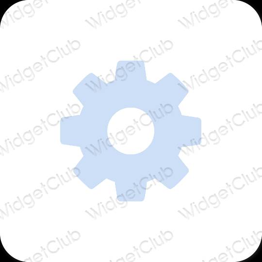 Esthetische Settings app-pictogrammen