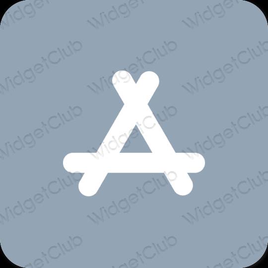 Esteetiline lilla AppStore rakenduste ikoonid
