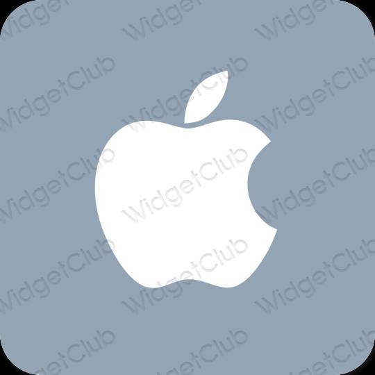 Естетски пастелно плава Apple Store иконе апликација