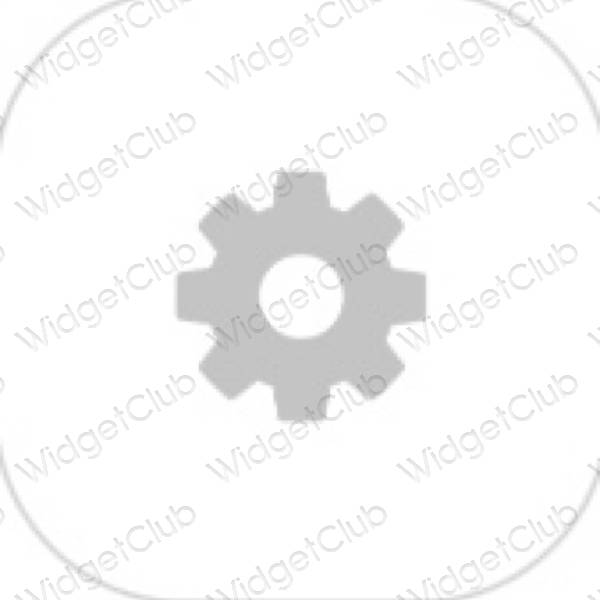 Esthetische Settings app-pictogrammen