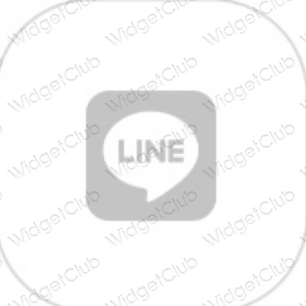 Esthetische LINE app-pictogrammen