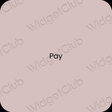 Aesthetic pink PayPay app icons