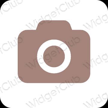 Esthetische Camera app-pictogrammen