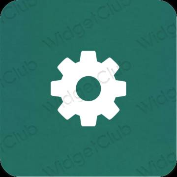 Esthetische Settings app-pictogrammen