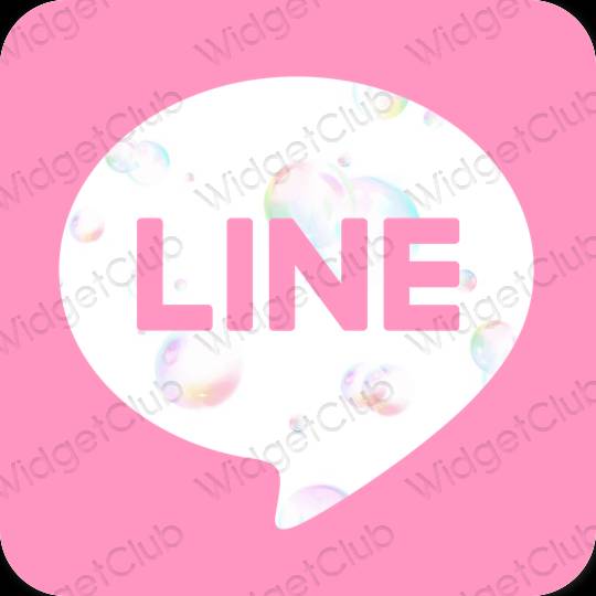 Aesthetic LINE app icons