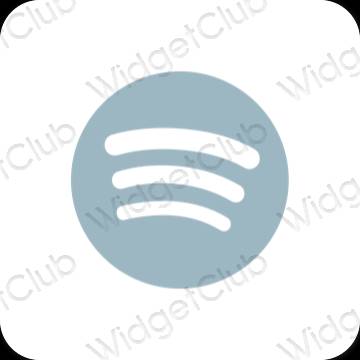 Icônes d'application Spotify esthétiques