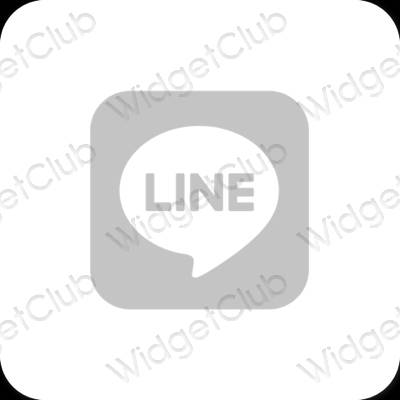 Estetyczne LINE ikony aplikacji