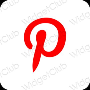 Estetske Pinterest ikone aplikacija