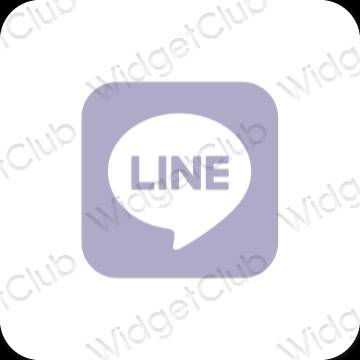 نمادهای برنامه زیباشناسی LINE