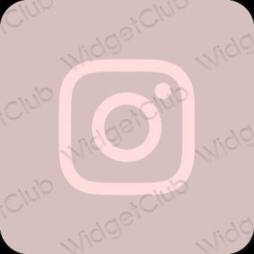 Estetyka różowy Instagram ikony aplikacji