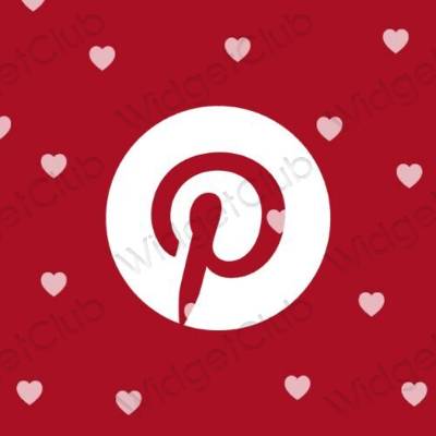 Estetik bənövşəyi Pinterest proqram nişanları