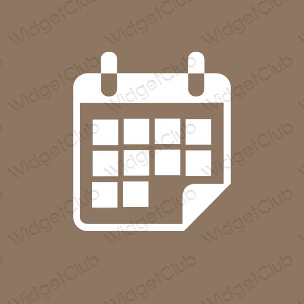 Biểu tượng ứng dụng Calendar thẩm mỹ