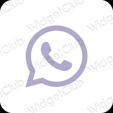 Esteetilised WhatsApp rakenduste ikoonid