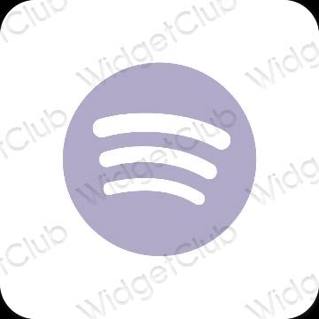 Ästhetische Spotify App-Symbole