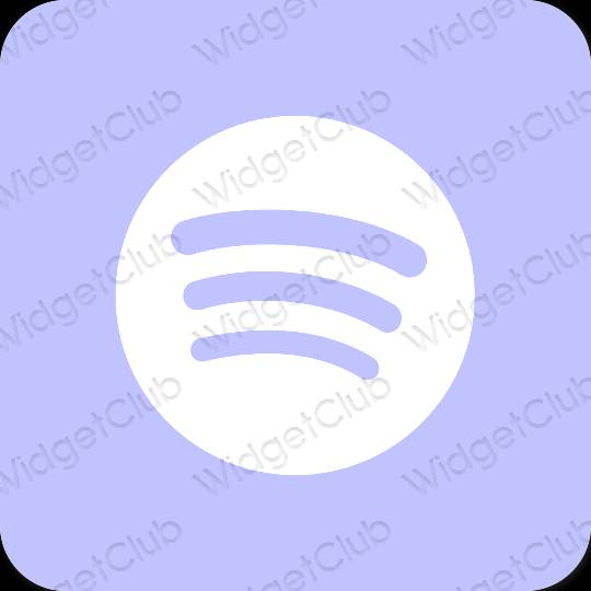 Estética Spotify iconos de aplicaciones