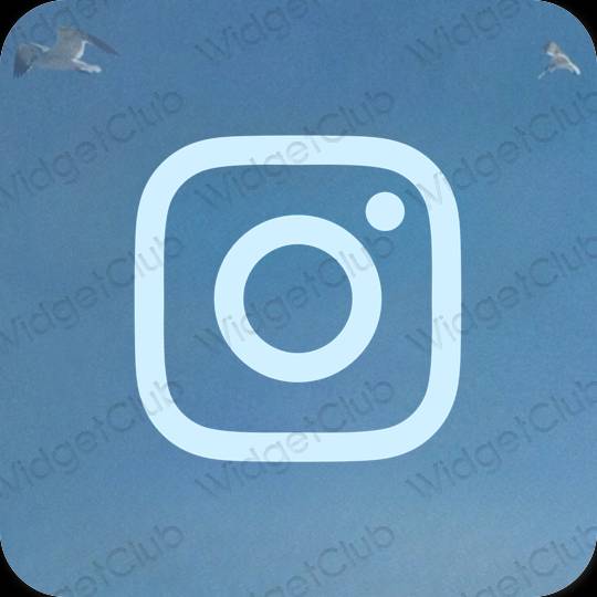 Естетски љубичаста Instagram иконе апликација