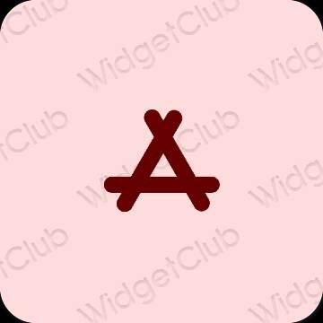 미적인 파스텔 핑크 AppStore 앱 아이콘