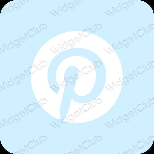Estetický nachový Pinterest ikony aplikací