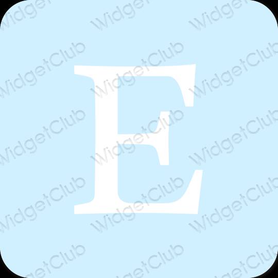 Estetis ungu Etsy ikon aplikasi
