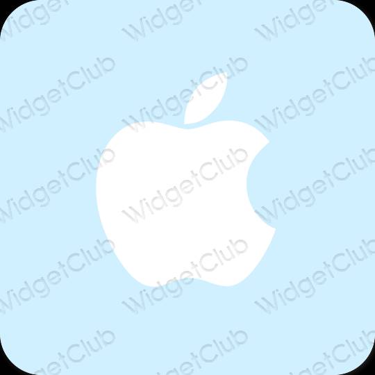 Æstetisk lilla Apple Store app ikoner