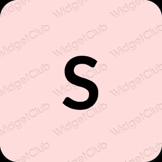 Stijlvol roze SHEIN app-pictogrammen