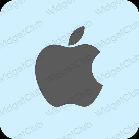 جمالي ليلكي Apple Store أيقونات التطبيق