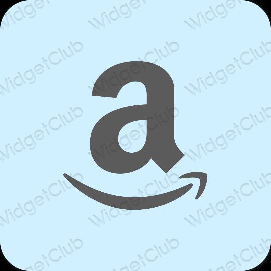 Estetico blu pastello Amazon icone dell'app