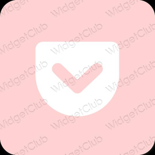 Estetyczne Pocket ikony aplikacji