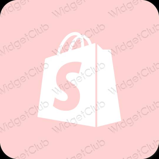 Ästhetisch Rosa Shopify App-Symbole