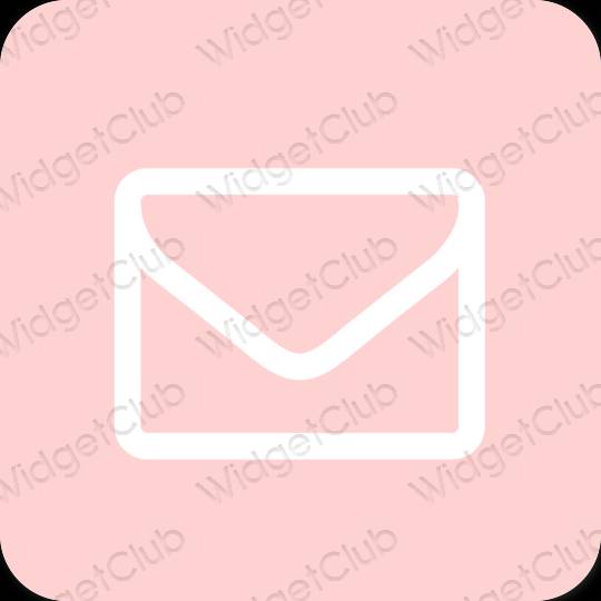 Ästhetisch Rosa Mail App-Symbole