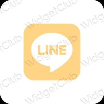 Estetske LINE ikone aplikacij