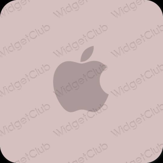 Estetisk pastell rosa AppStore app ikoner