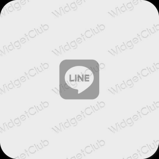 សោភ័ណ ប្រផេះ LINE រូបតំណាងកម្មវិធី