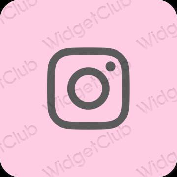 Estetické ikony aplikací Instagram