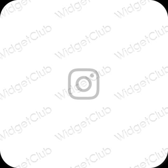 Estetické ikony aplikácií Instagram