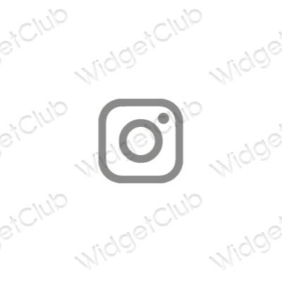 Esteettiset Instagram sovelluskuvakkeet